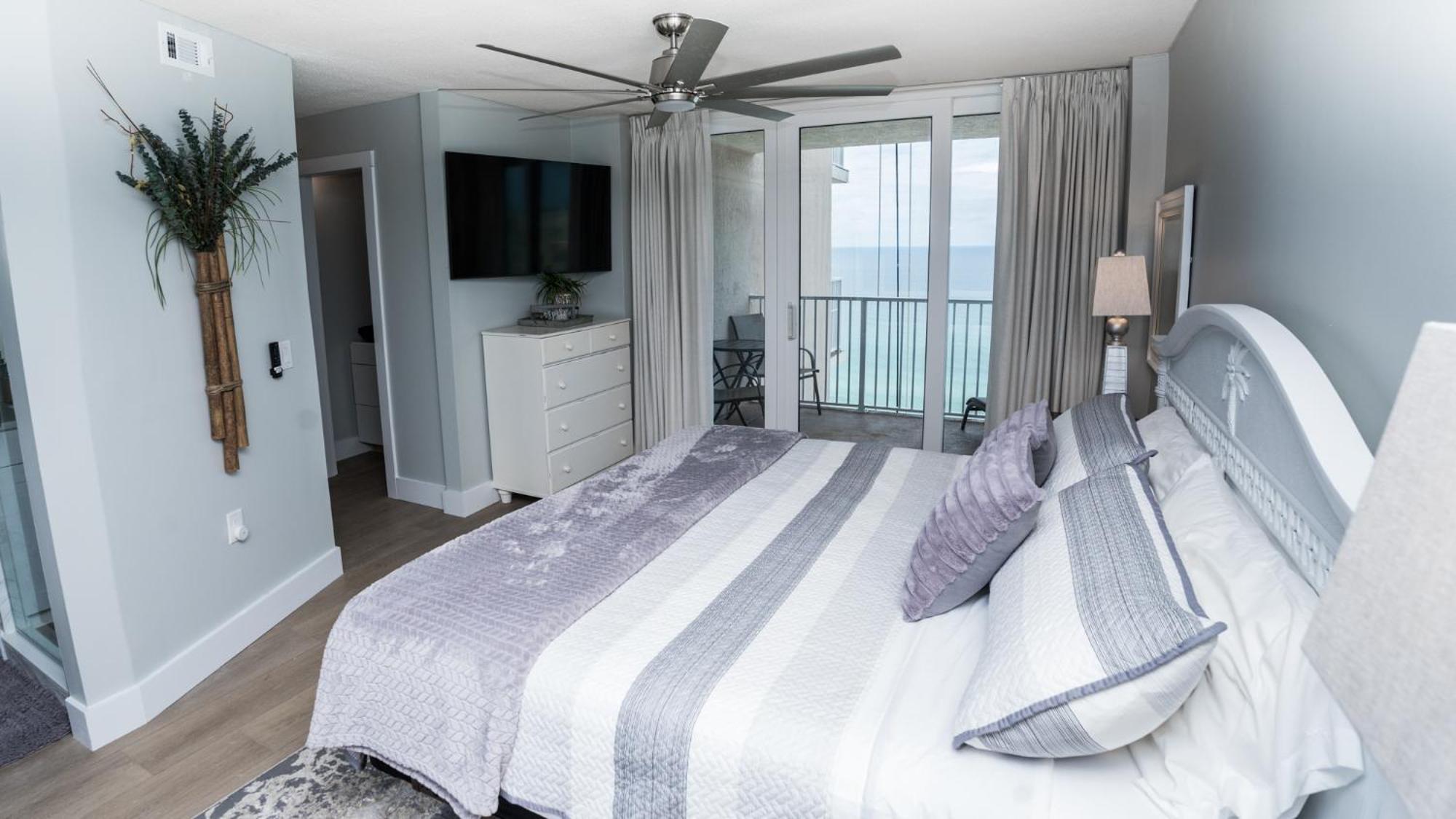 New Rental - 3Br 3Ba Corner Beachfront - 2024 Remodel - 3 Pools, Tiki Hut, Gym, Tennis ปานามาซิตี้บีช ภายนอก รูปภาพ