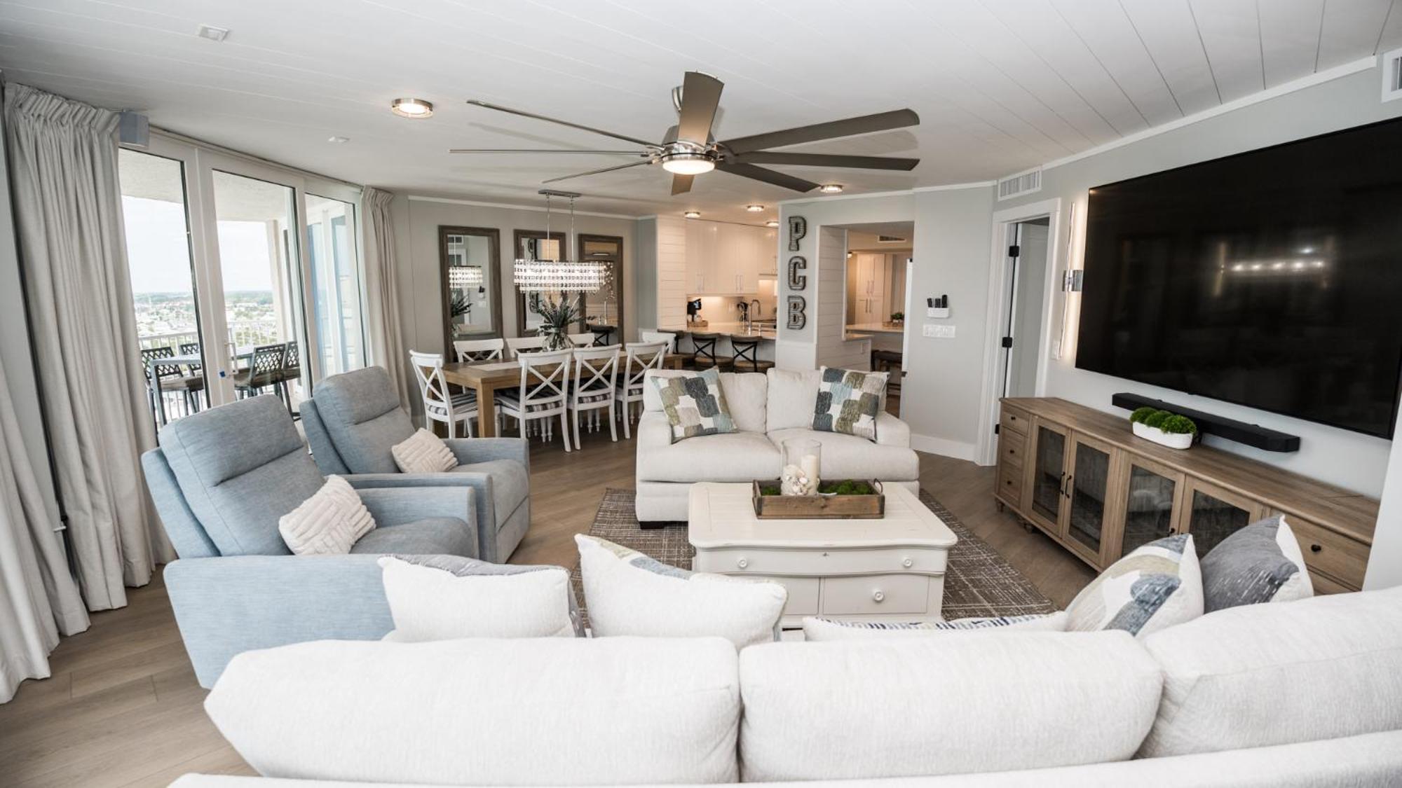 New Rental - 3Br 3Ba Corner Beachfront - 2024 Remodel - 3 Pools, Tiki Hut, Gym, Tennis ปานามาซิตี้บีช ภายนอก รูปภาพ