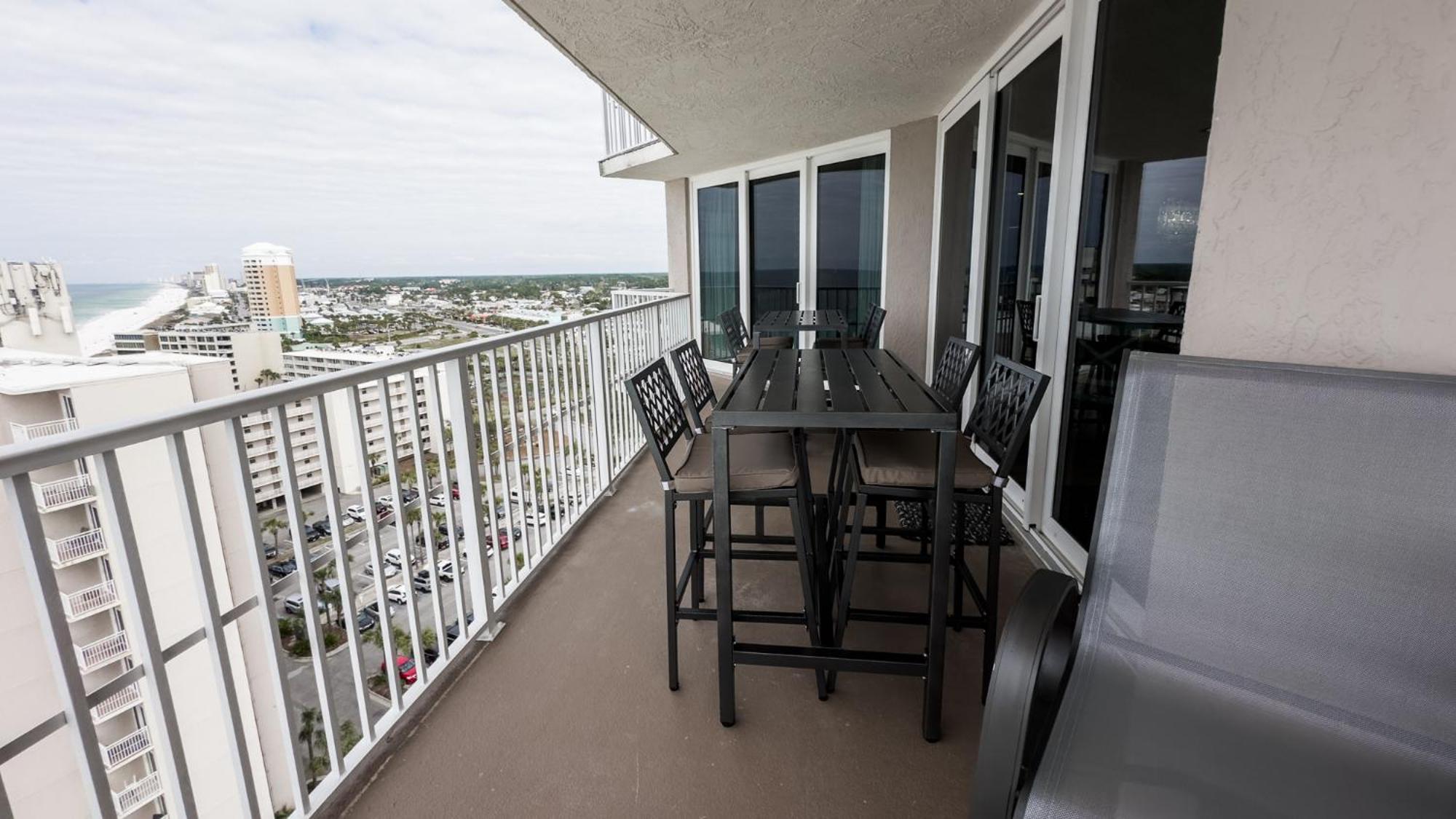 New Rental - 3Br 3Ba Corner Beachfront - 2024 Remodel - 3 Pools, Tiki Hut, Gym, Tennis ปานามาซิตี้บีช ภายนอก รูปภาพ
