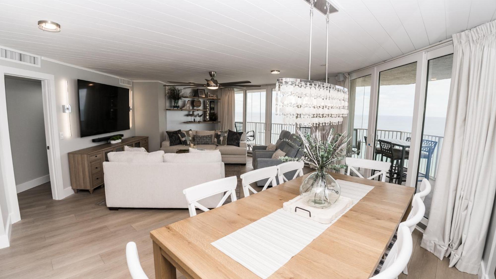 New Rental - 3Br 3Ba Corner Beachfront - 2024 Remodel - 3 Pools, Tiki Hut, Gym, Tennis ปานามาซิตี้บีช ภายนอก รูปภาพ